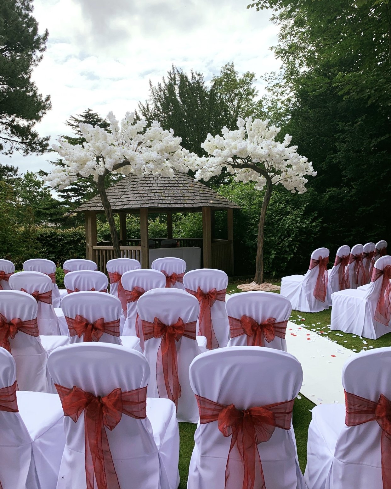 Blossom tree canopy at The Old Swan Harrogate
